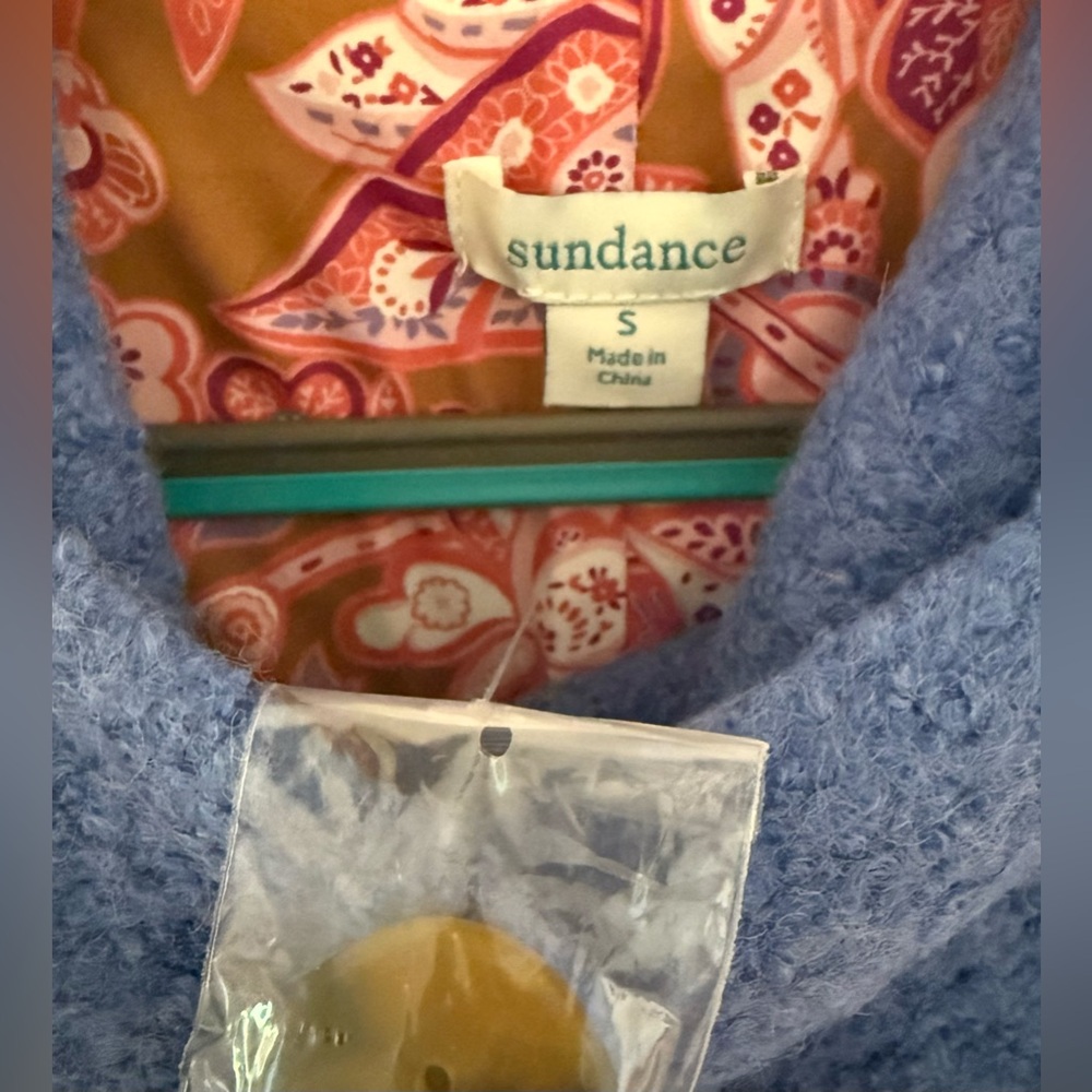 NWOT $225 RETAIL SUNDANCE COAT - SIZE S - Picture 10 of 17